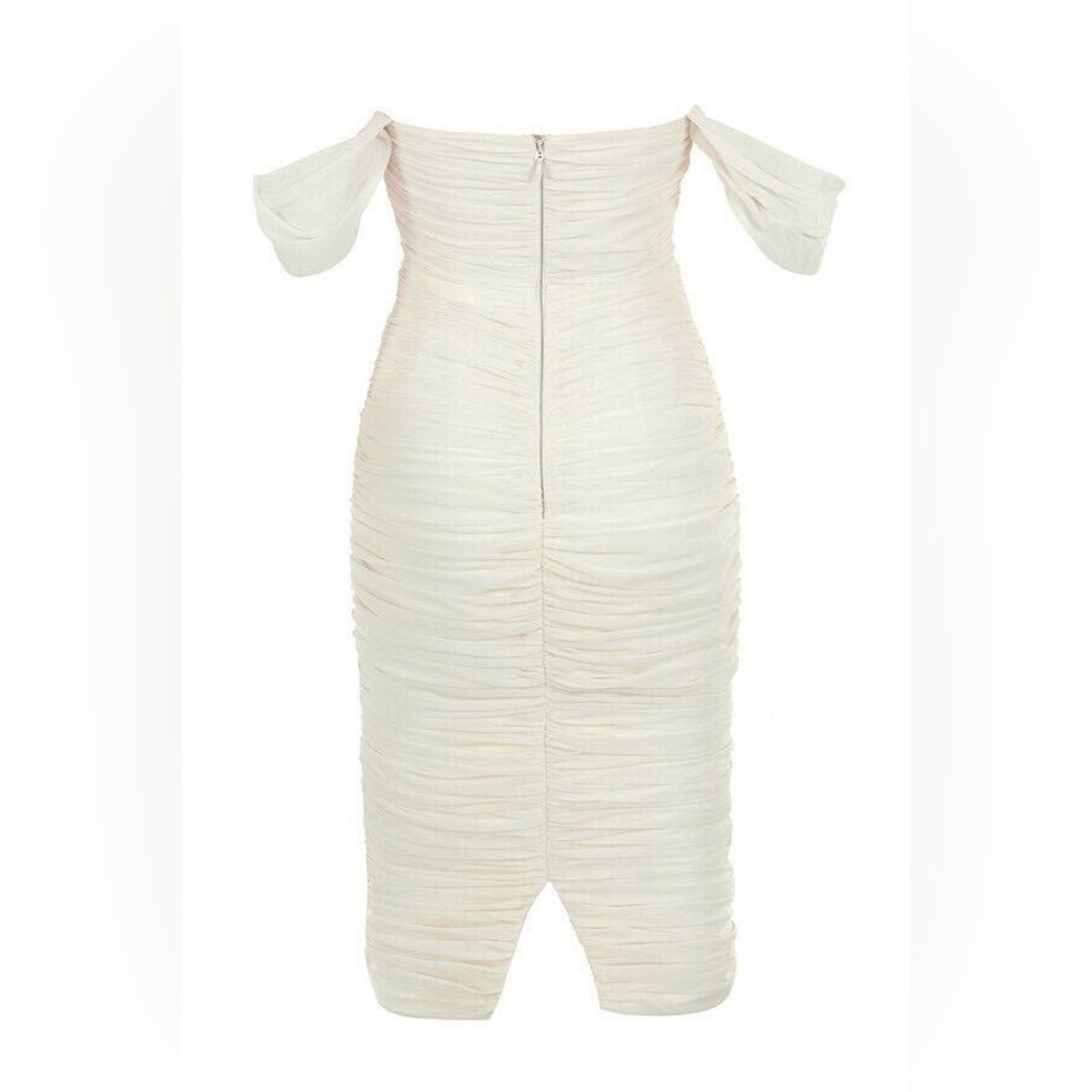 House of CB London Ivory Carlotta Dress - Picture 7 of 11